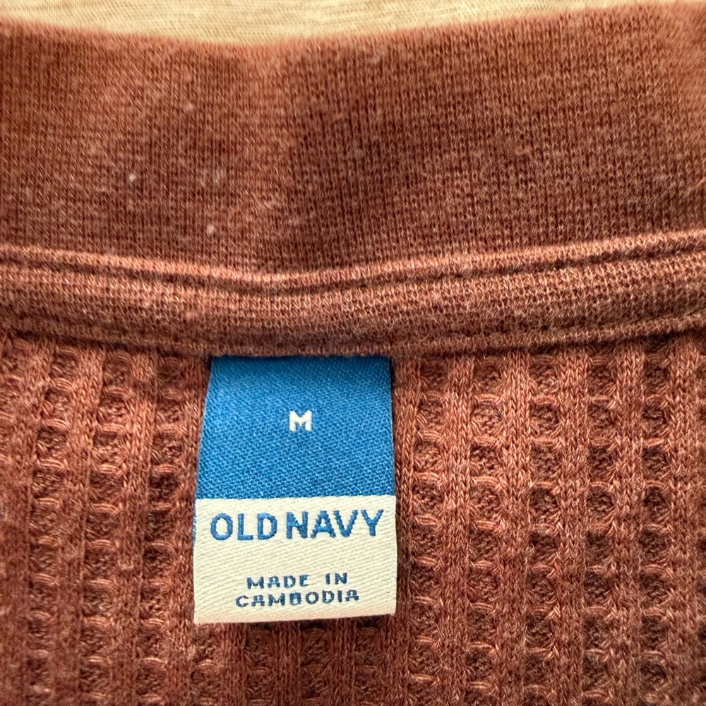 Rust waffle knit set - Picture 4 of 5